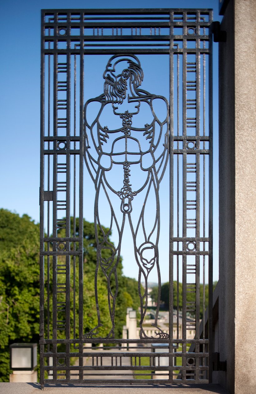 Heykel Parkı Giriş Kapısı (demir) by Gustav Vigeland