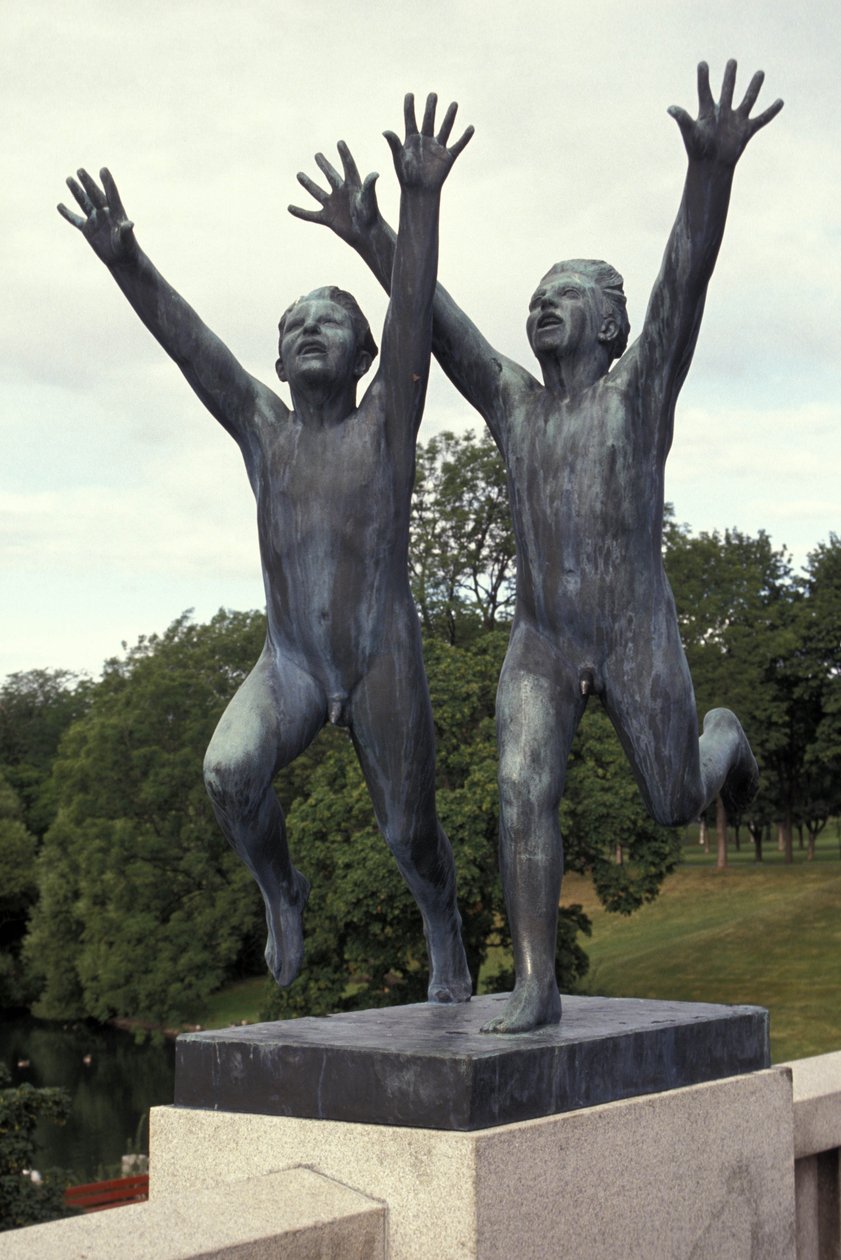 heykel, Frognerparken, Oslo, Norveç, Avrupa by Gustav Vigeland