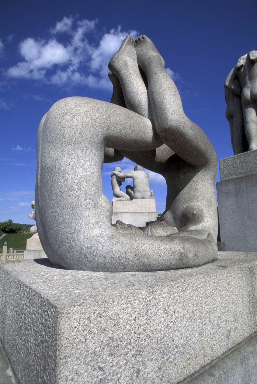 heykel, Frognerparken, Oslo, Norveç, Avrupa by Gustav Vigeland