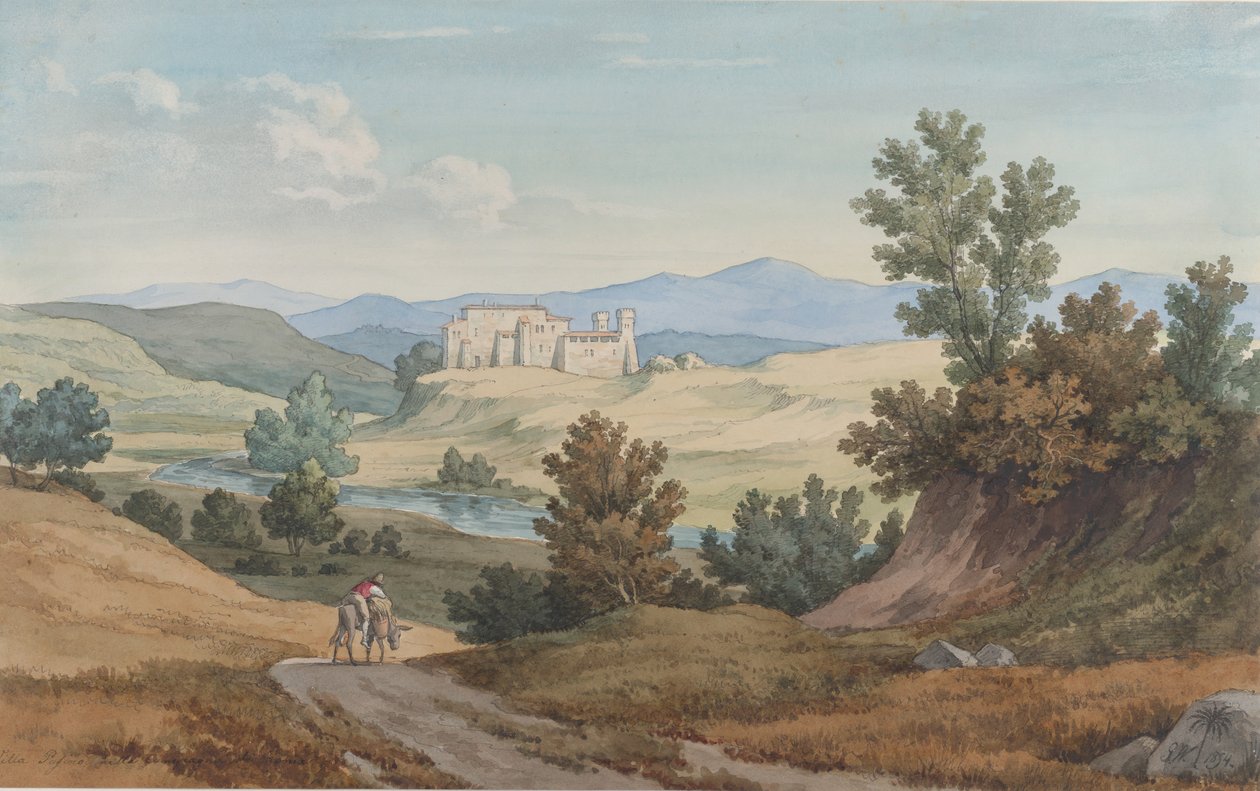 Villa Pasino, 1854. by Gustav Wilhelm Palm