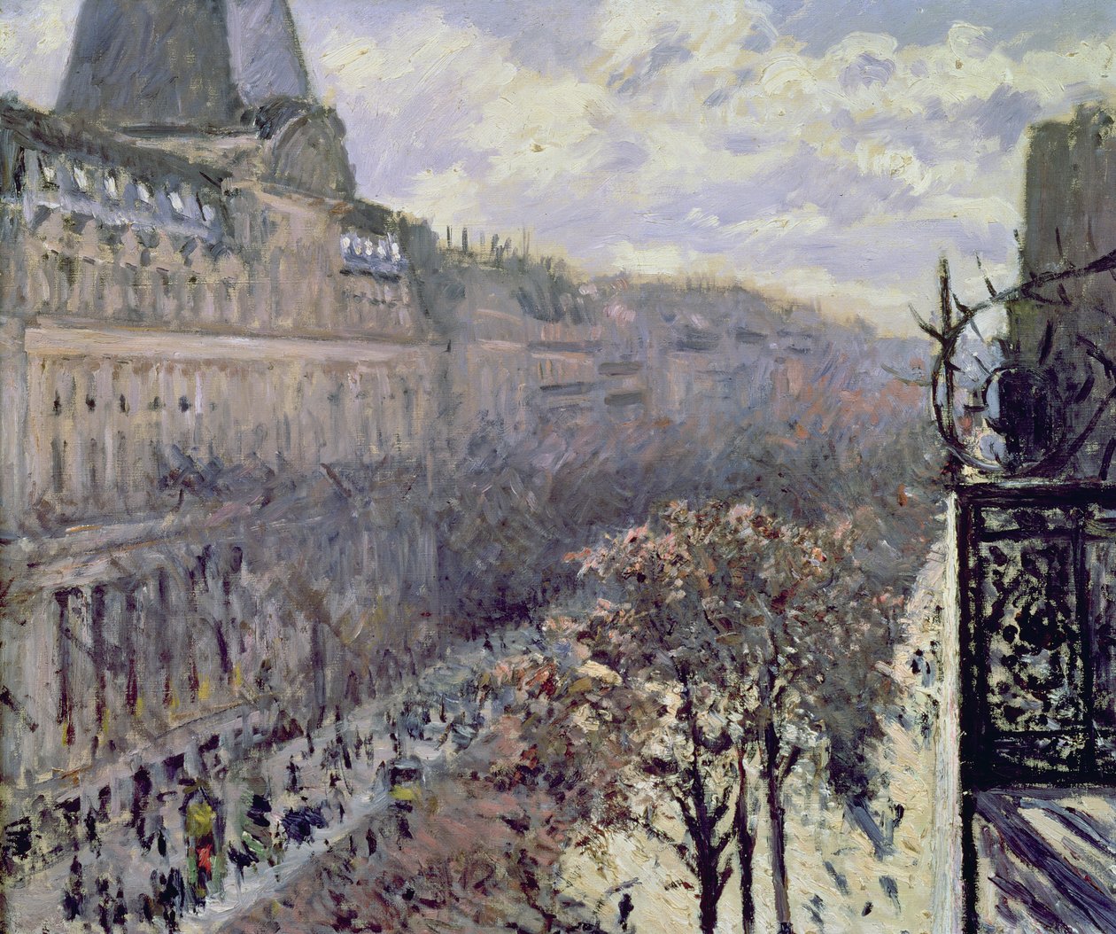 ಬೌಲೆವಾರ್ಡ್ ಡೆಸ್ ಇಟಾಲಿಯನ್ಸ್, ಸಿ.1880 ಟರ್ಕಿಶ್ by Gustave Caillebotte