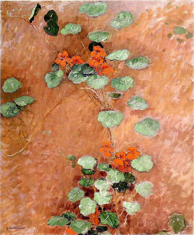 Nasturts by Gustave Caillebotte