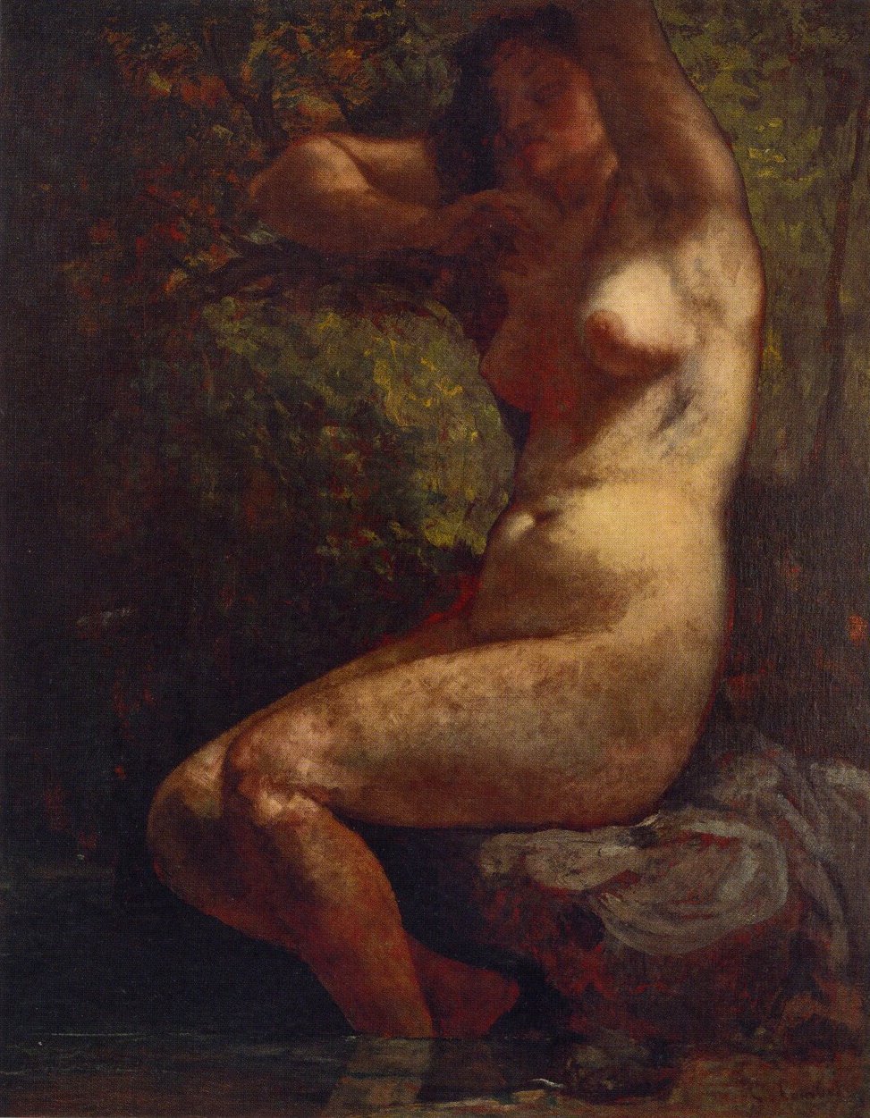 baignoz by Gustave Courbet