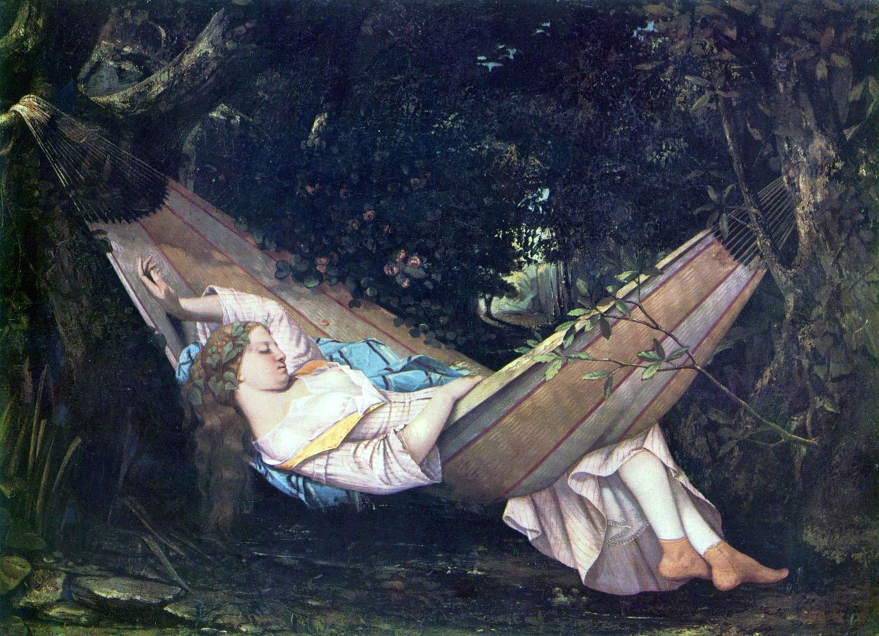 hamak by Gustave Courbet