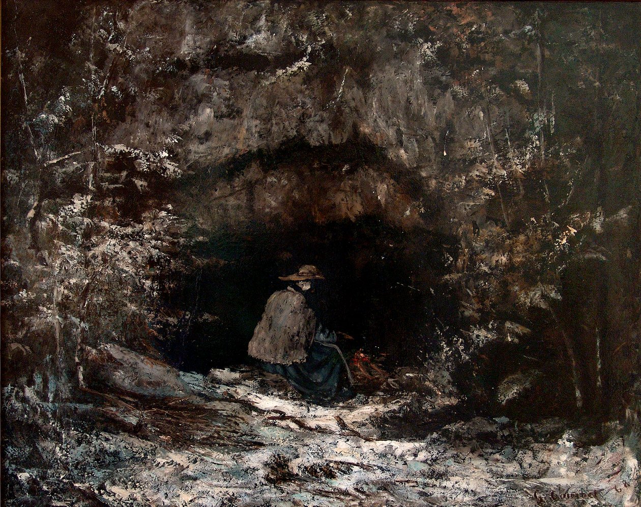 Kış mevsimi by Gustave Courbet