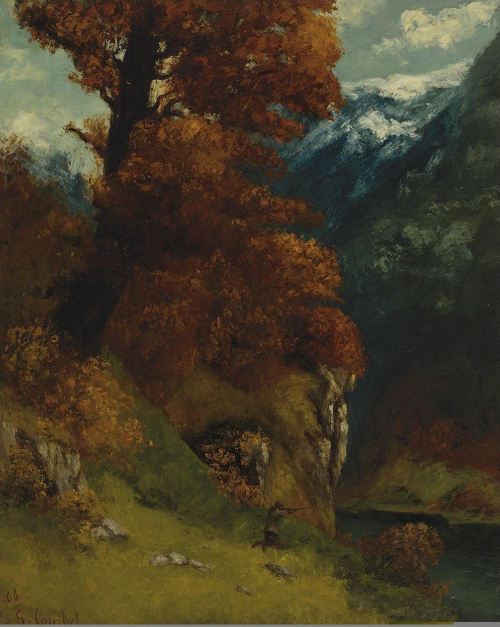 Avcı by Gustave Courbet