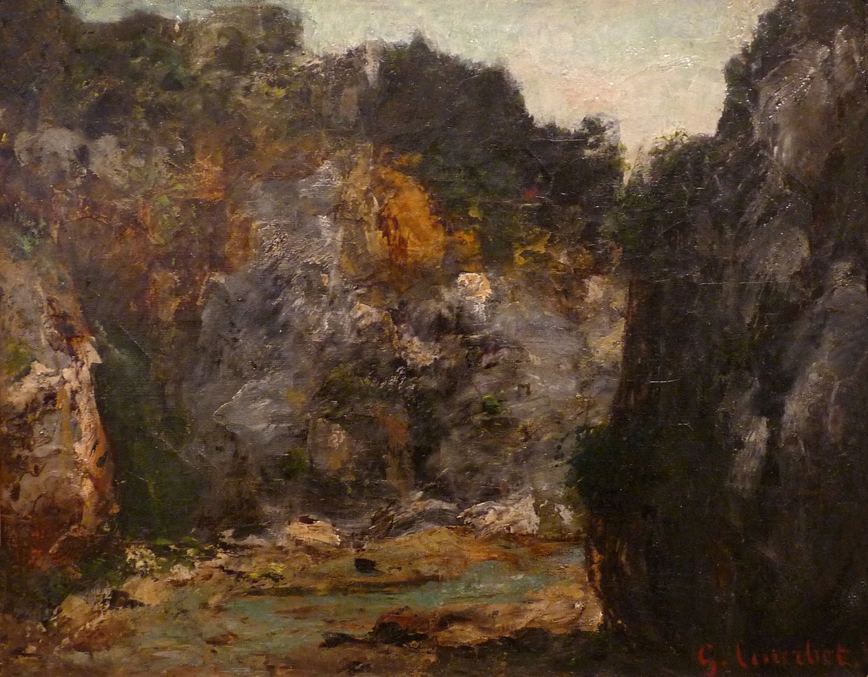 Geçit töreni by Gustave Courbet