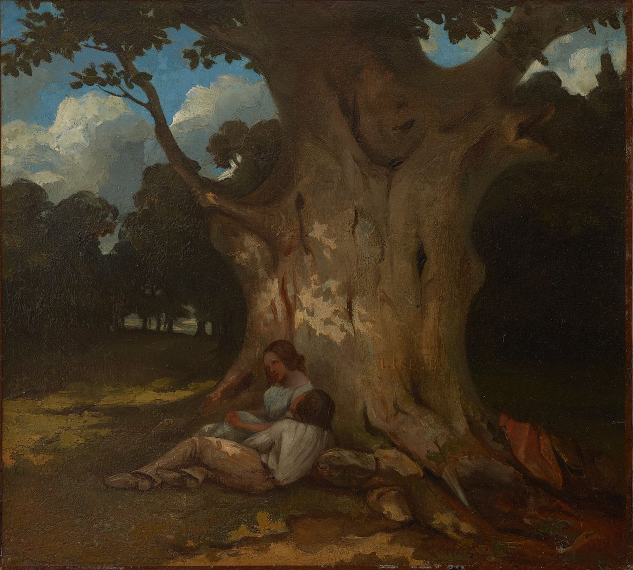 Büyük Meşe by Gustave Courbet
