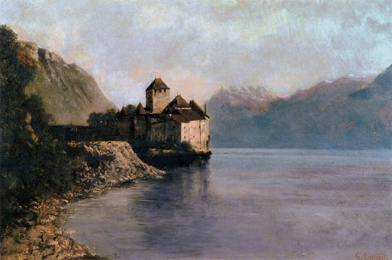 Château de Chillon by Gustave Courbet