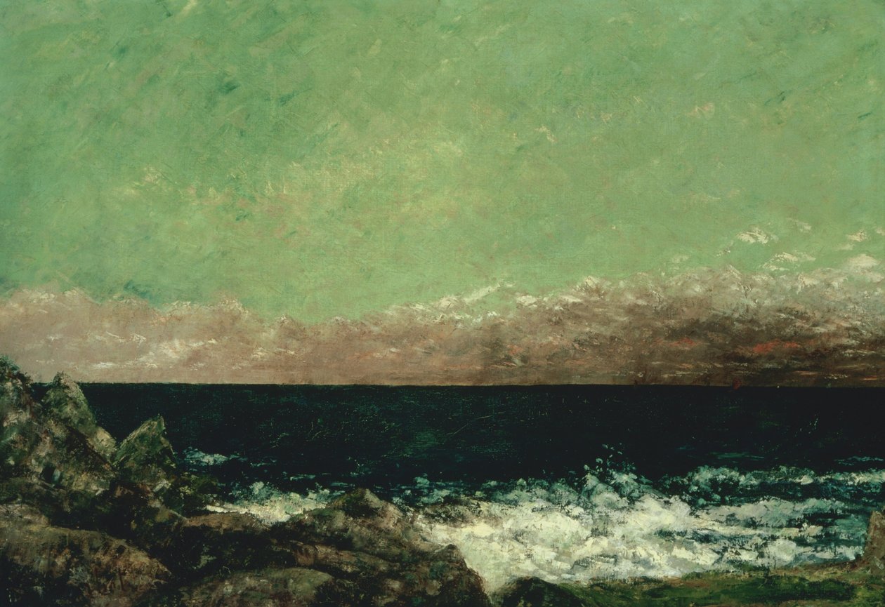 Akdeniz by Gustave Courbet