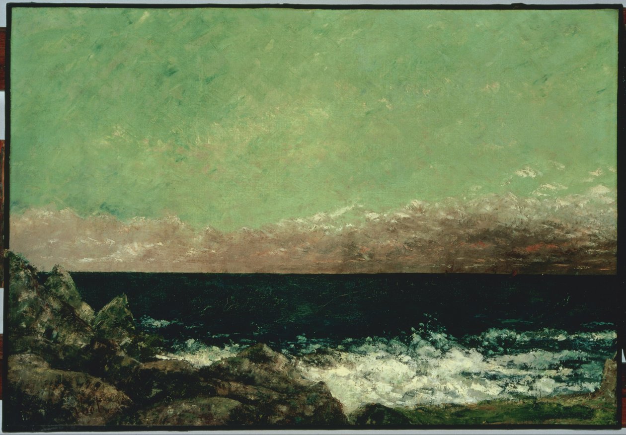 Akdeniz by Gustave Courbet