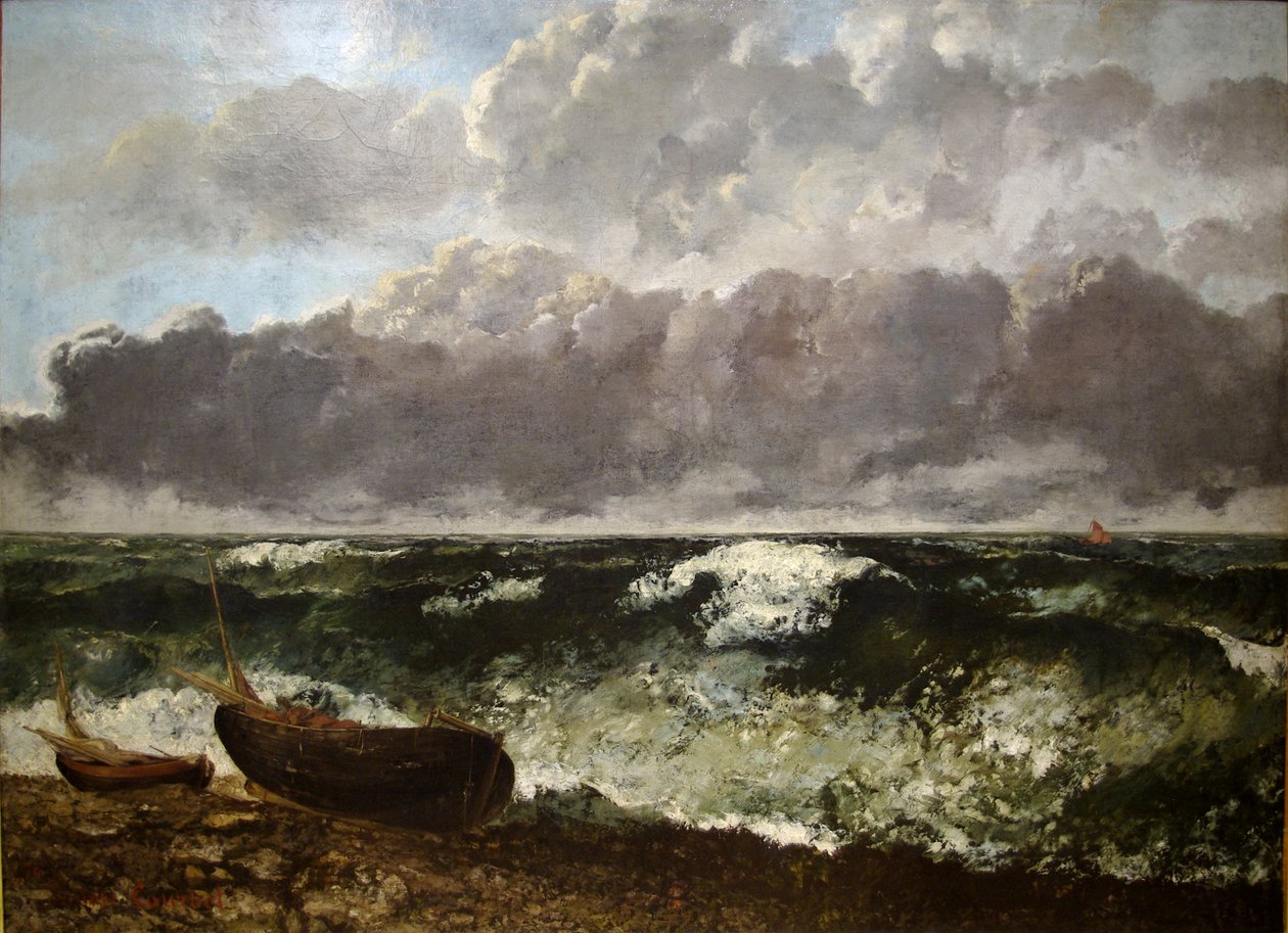 Fırtınalı Deniz by Gustave Courbet