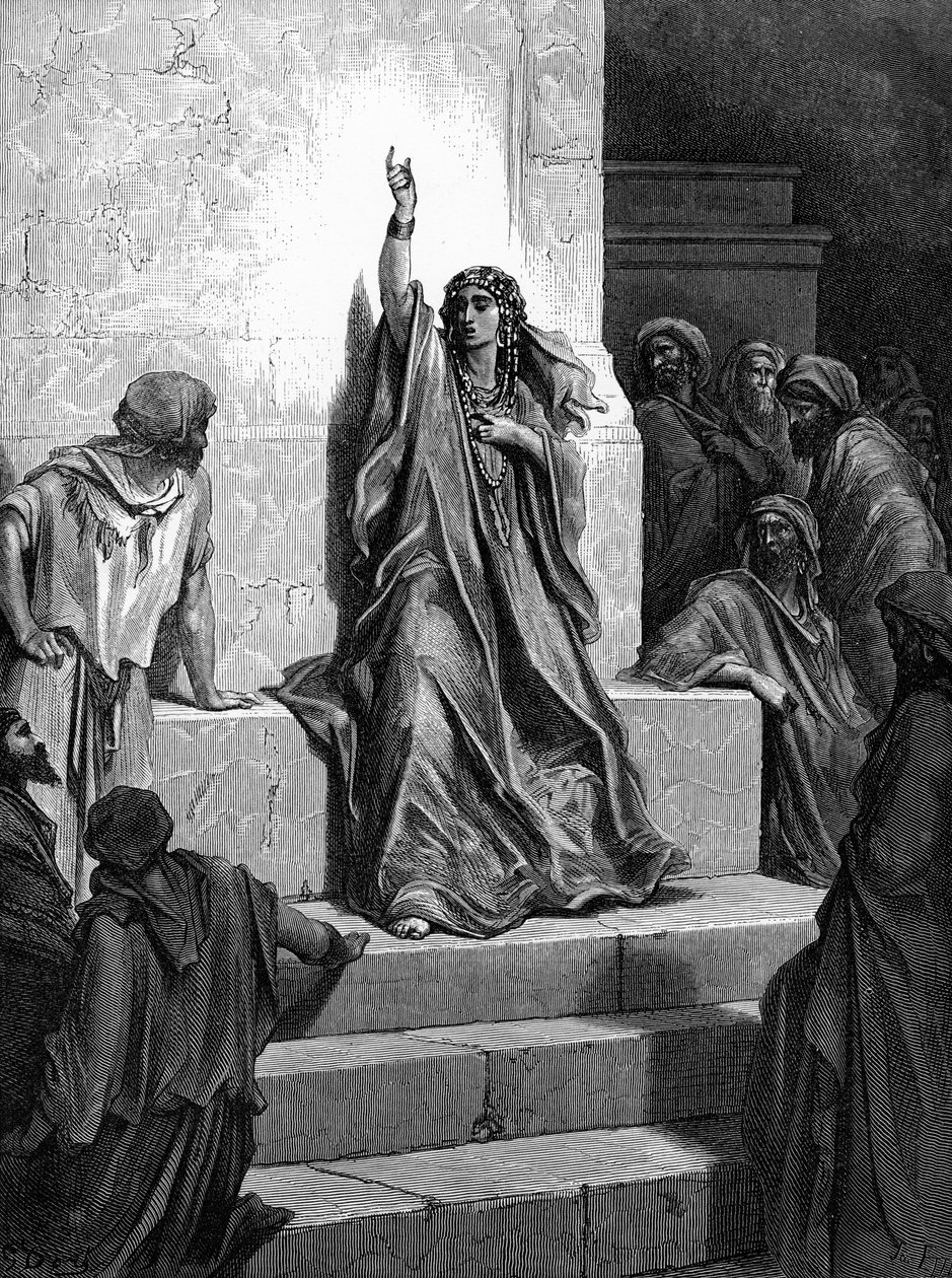 Deborahs song of triumph. - Bible by Gustave Dore