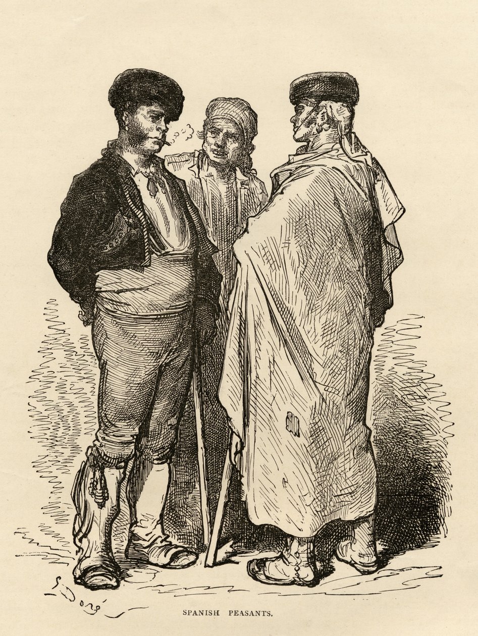 İspanyol Köylüler by Gustave Dore