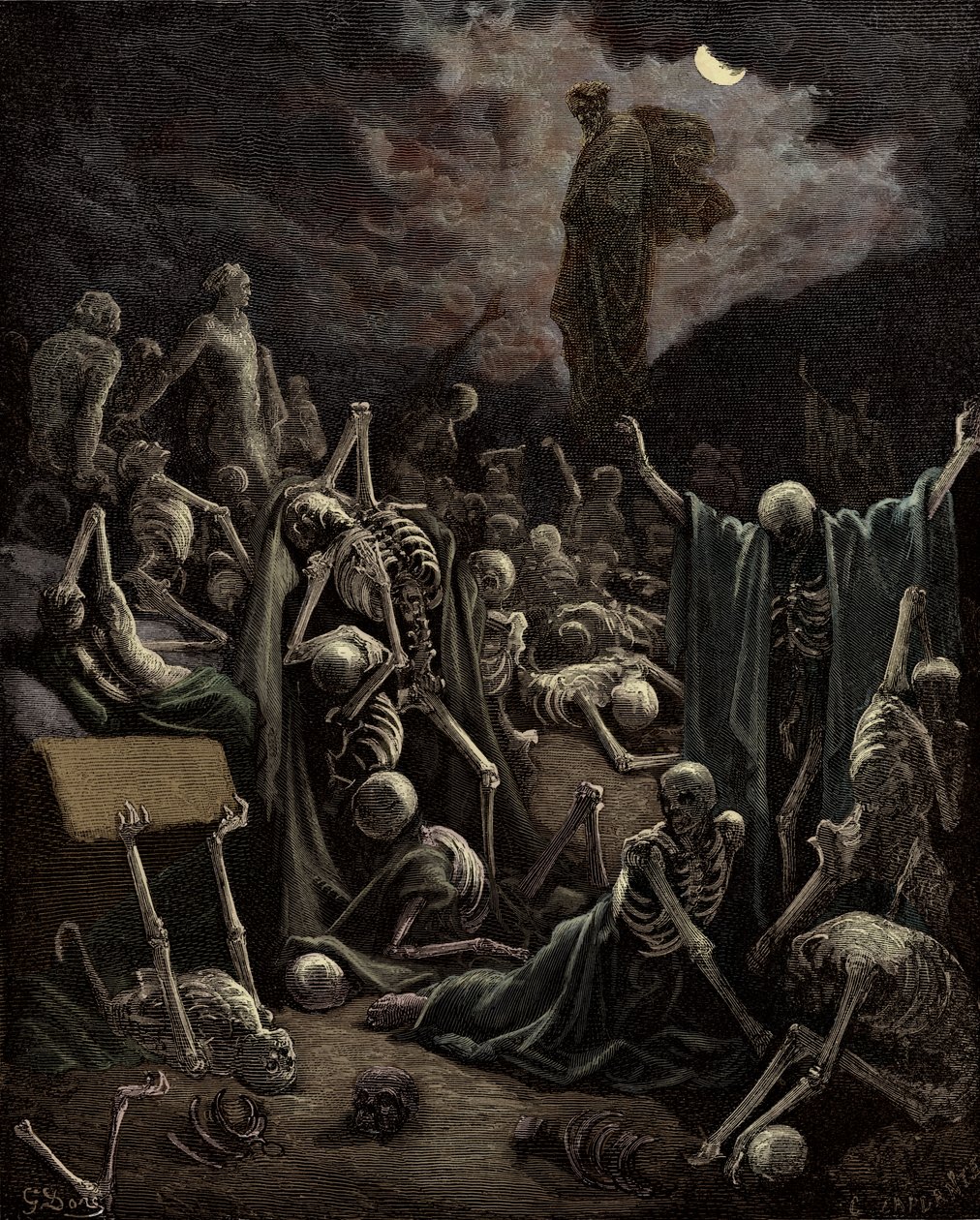 The vision of Ezekiel by Gustave Dore