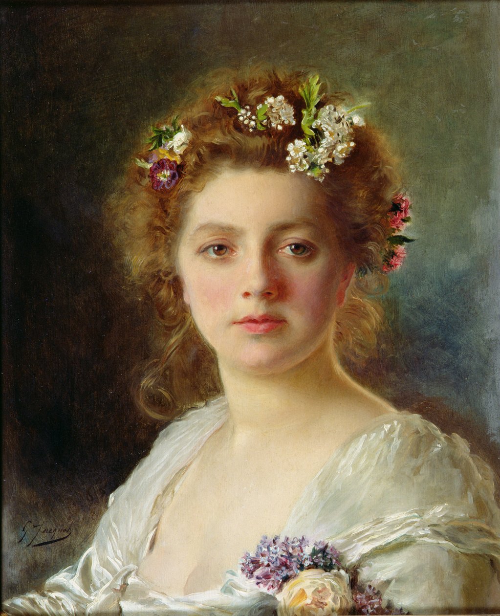 ಫ್ಲೋರಾ ಟರ್ಕಿ by Gustave Jacquet