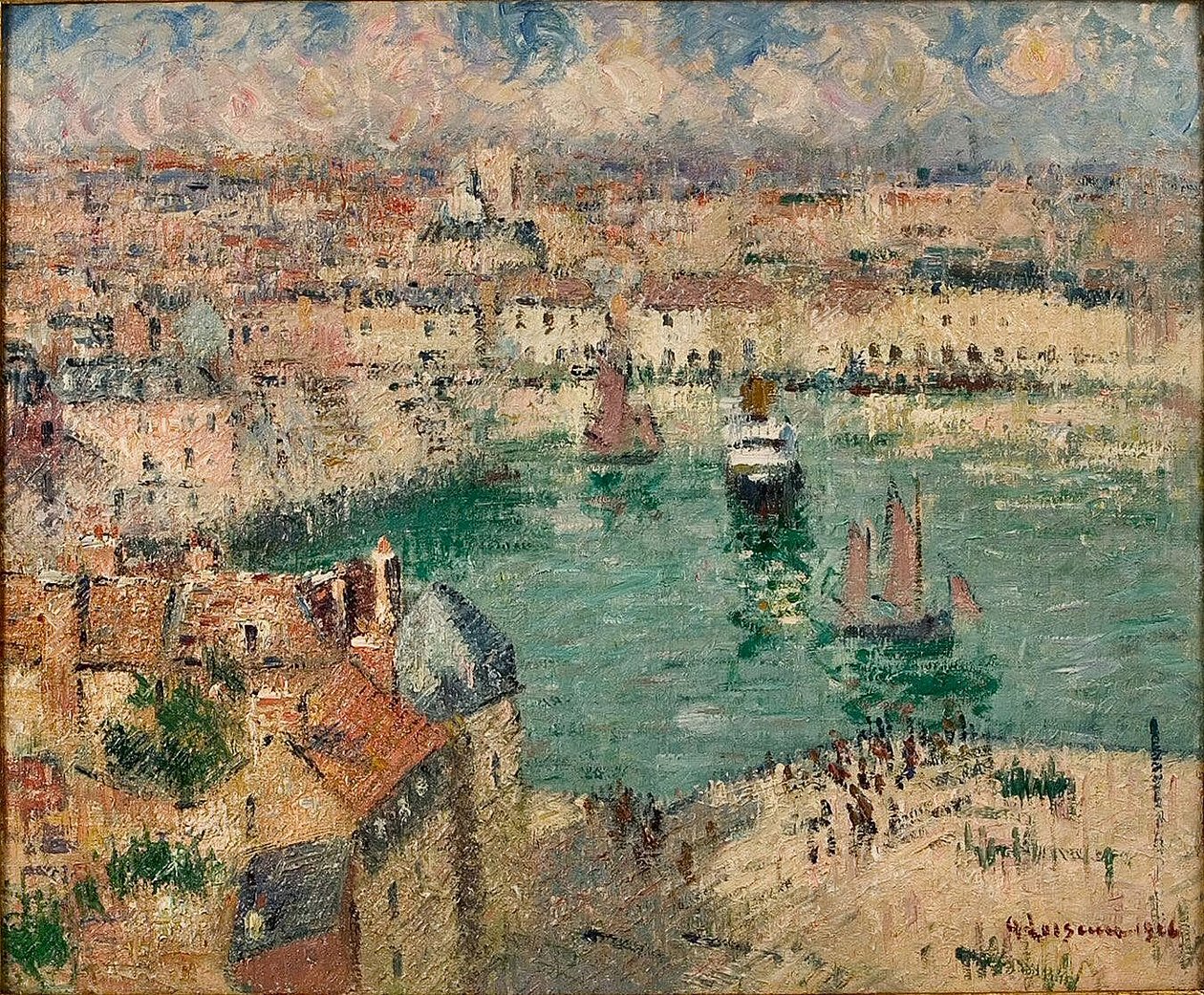 Dieppen Limanı by Gustave Loiseau