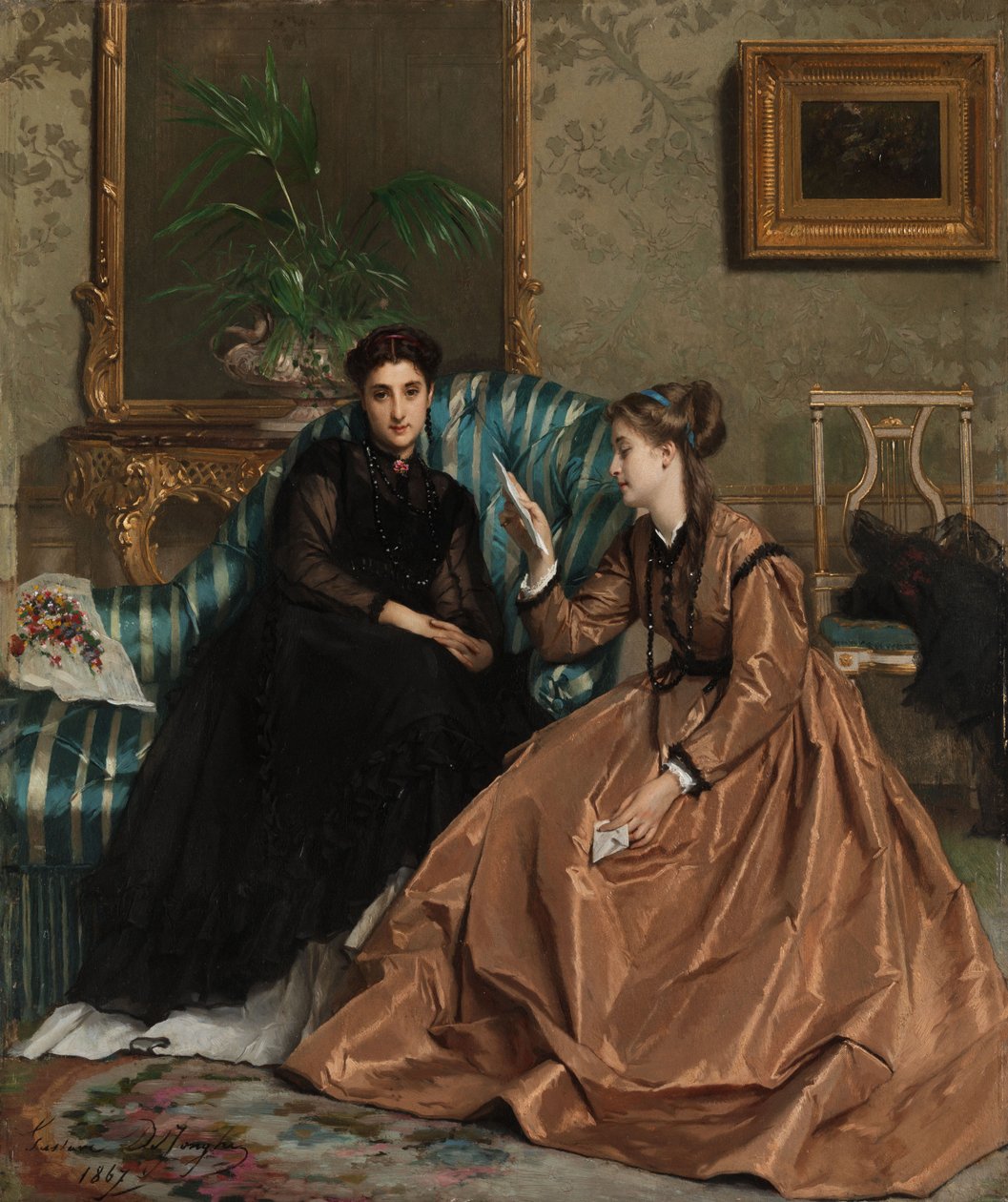 Aşk mektubu by Gustave Léonard de Jonghe  