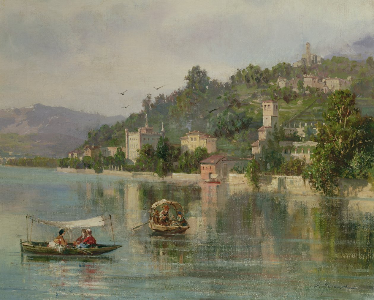 Como Gölü by Gustave Mascart
