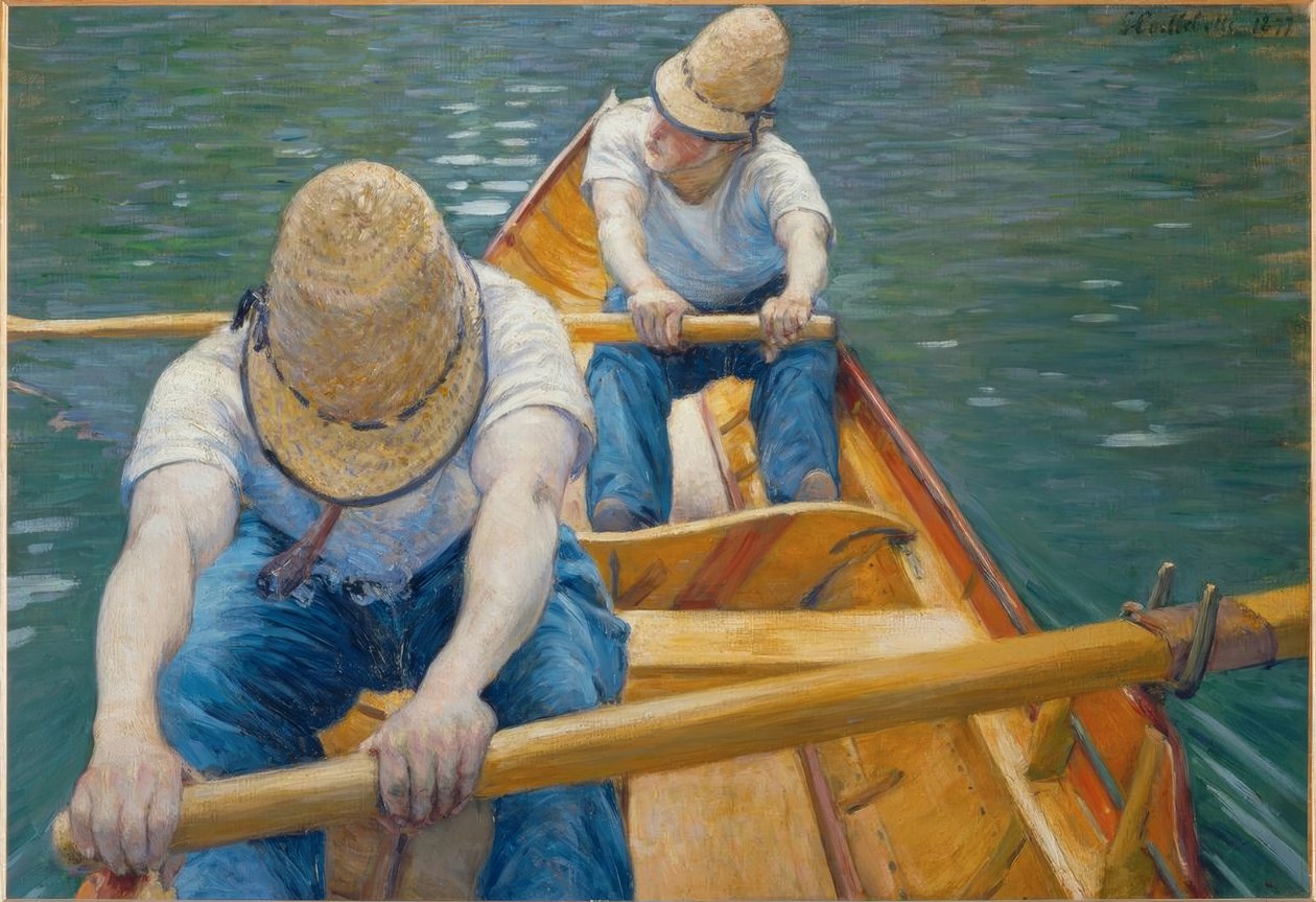 Kanotierler by Gustave Caillebotte