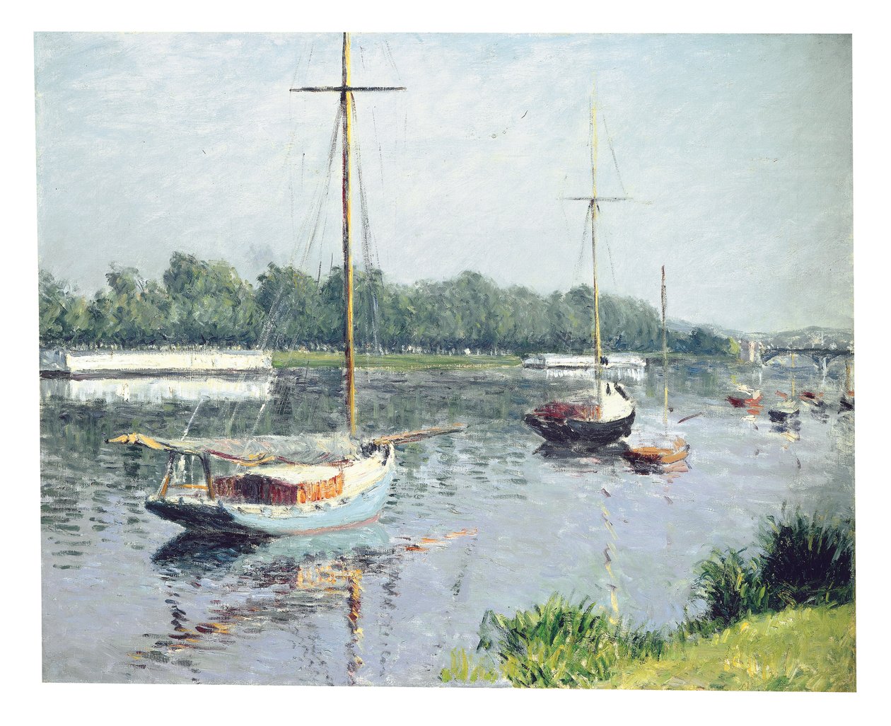 Bassin d "Argenteuil, c.1882 by Gustave Caillebotte