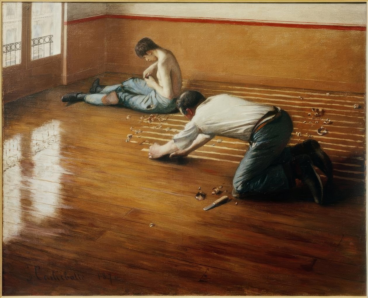 Kat planyaları by Gustave Caillebotte