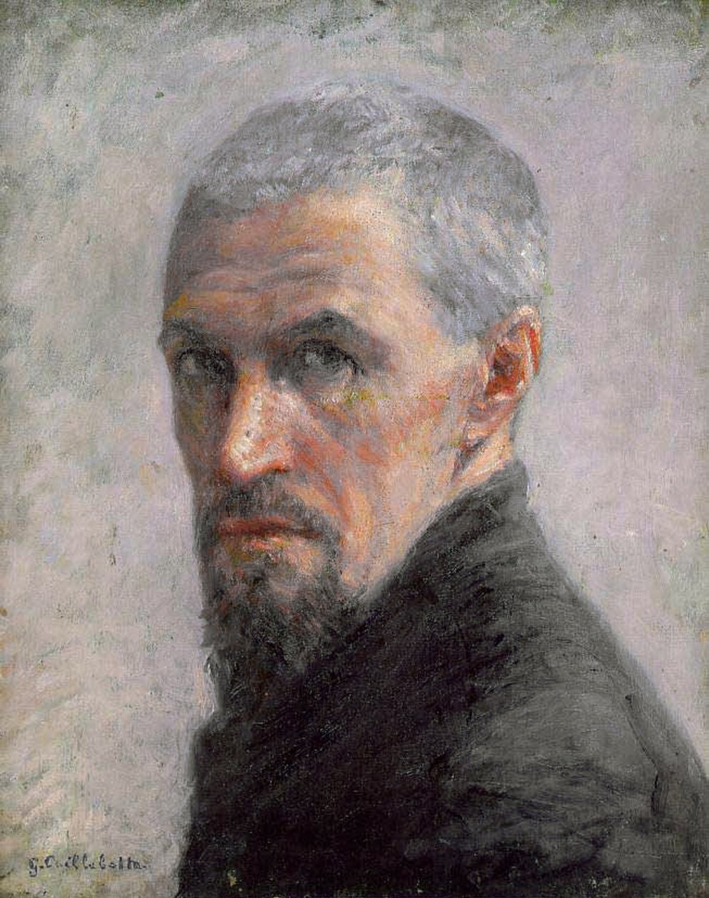Otoportre, c.1889 (tuval üzerine yağlı boya) by Gustave Caillebotte