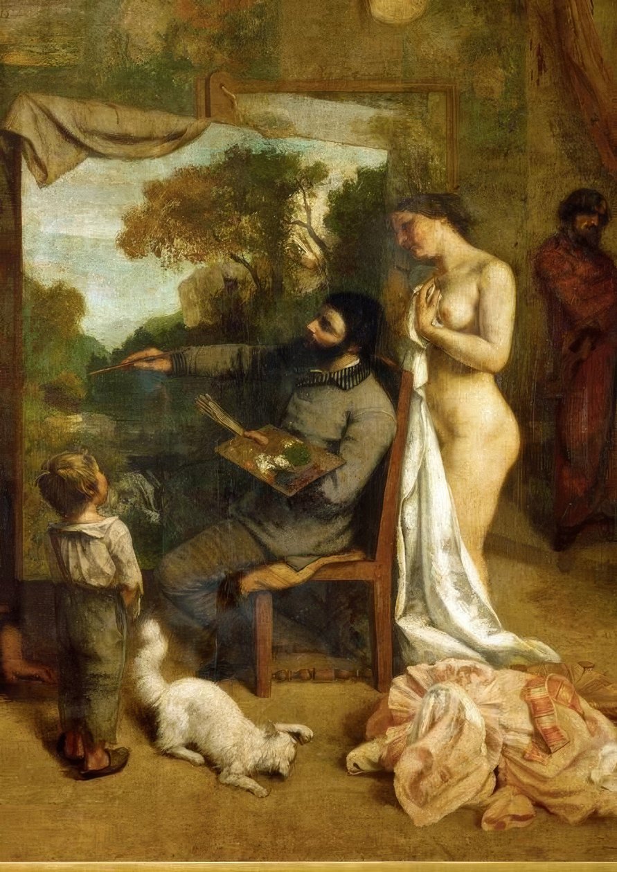 Stüdyo by Gustave Courbet