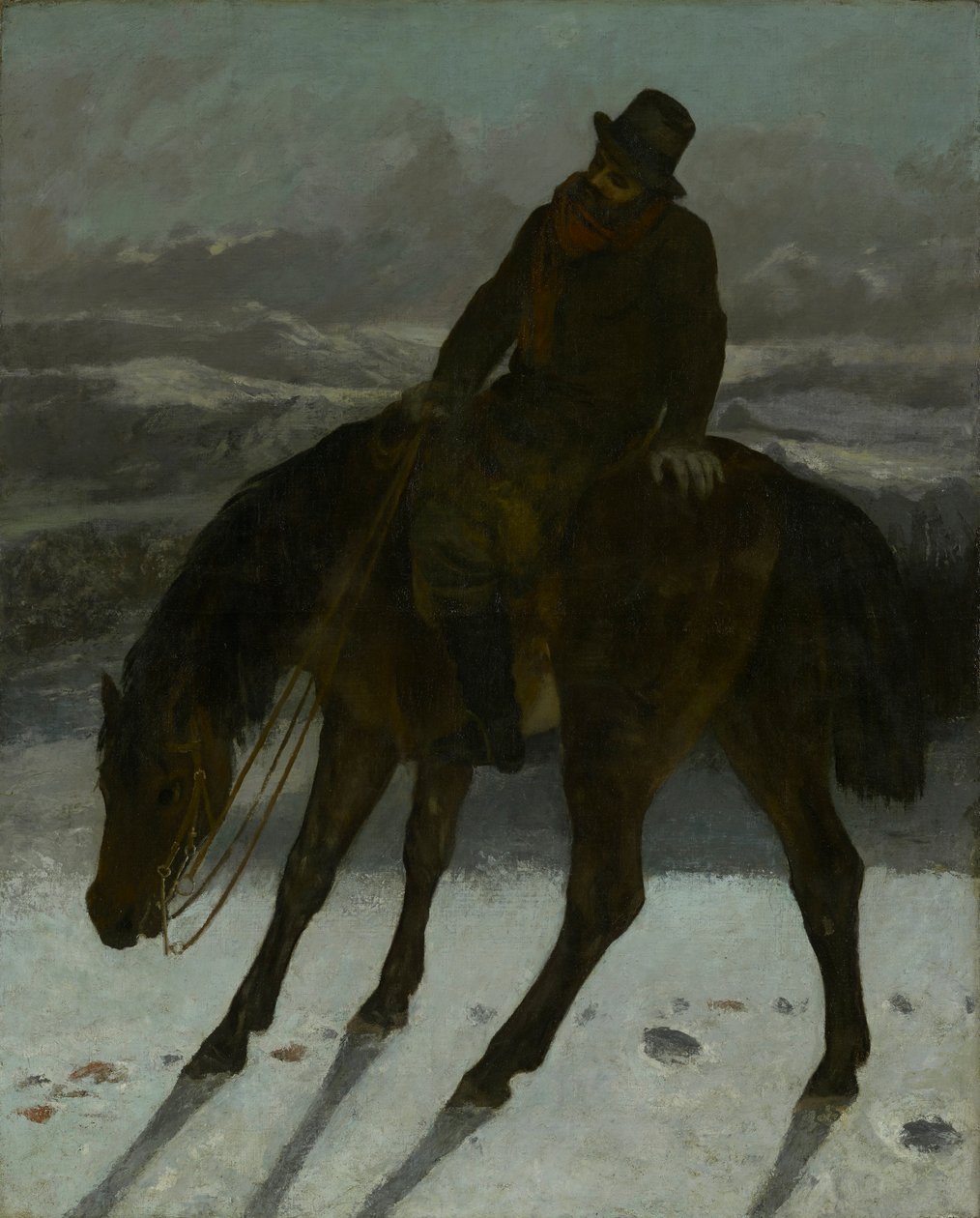 Atlı Avcı by Gustave Courbet