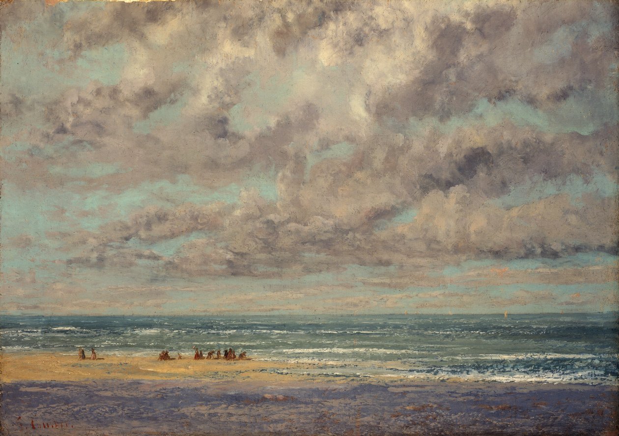 Deniz - Les Equilleurs, by Gustave Courbet
