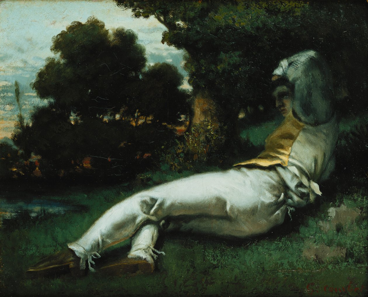 Kestirme; La Sieste, c.1841-42 by Gustave Courbet