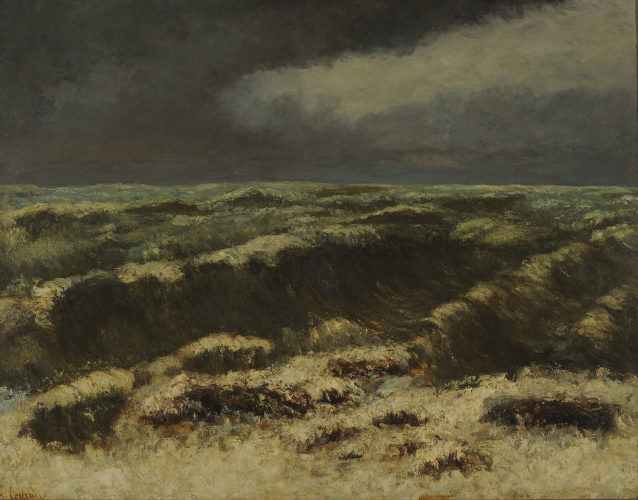 Fırtınalı Deniz Fırtınalı Deniz. by Gustave Courbet