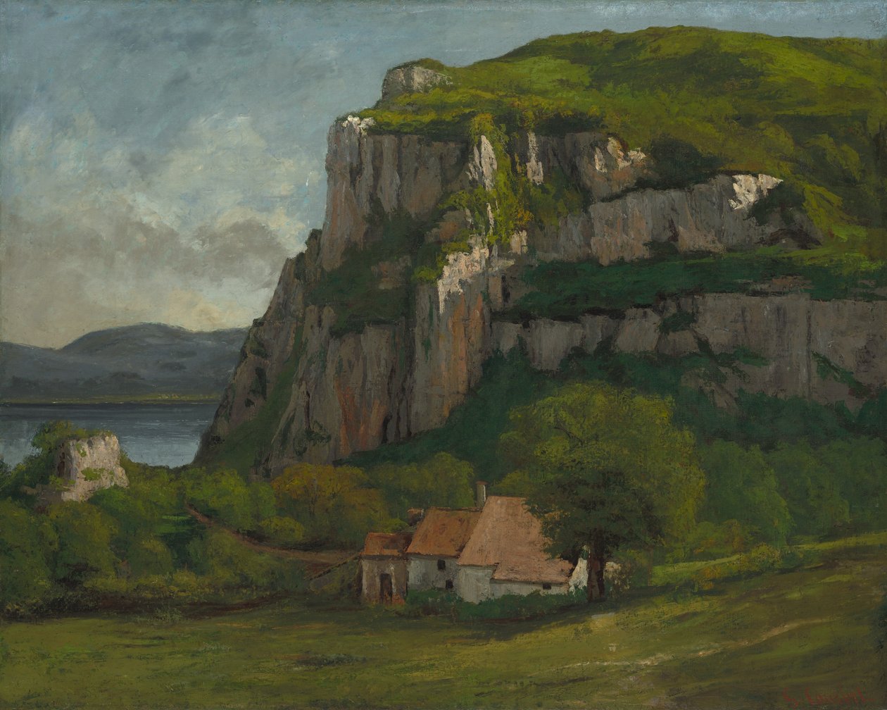 Hautepierre Kayası, 1869 dolayları by Gustave Courbet