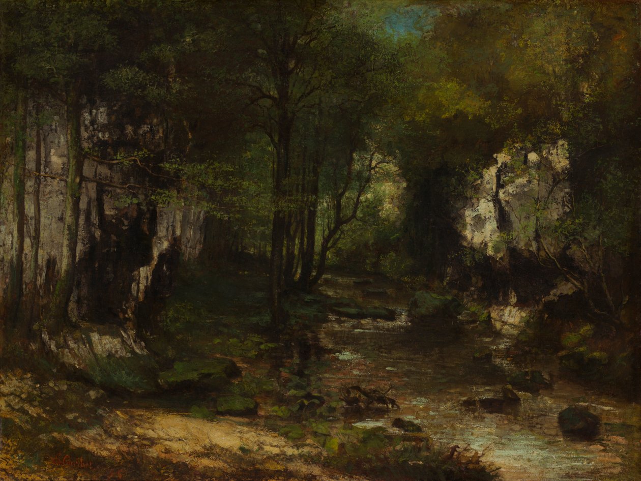 Akış by Gustave Courbet