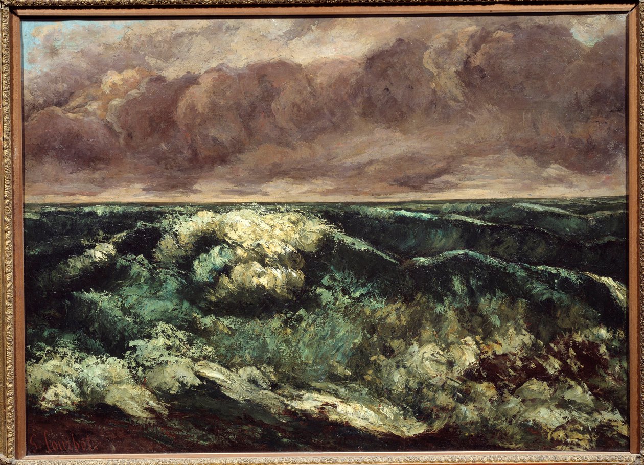 Dalga. Gustave Courbet
