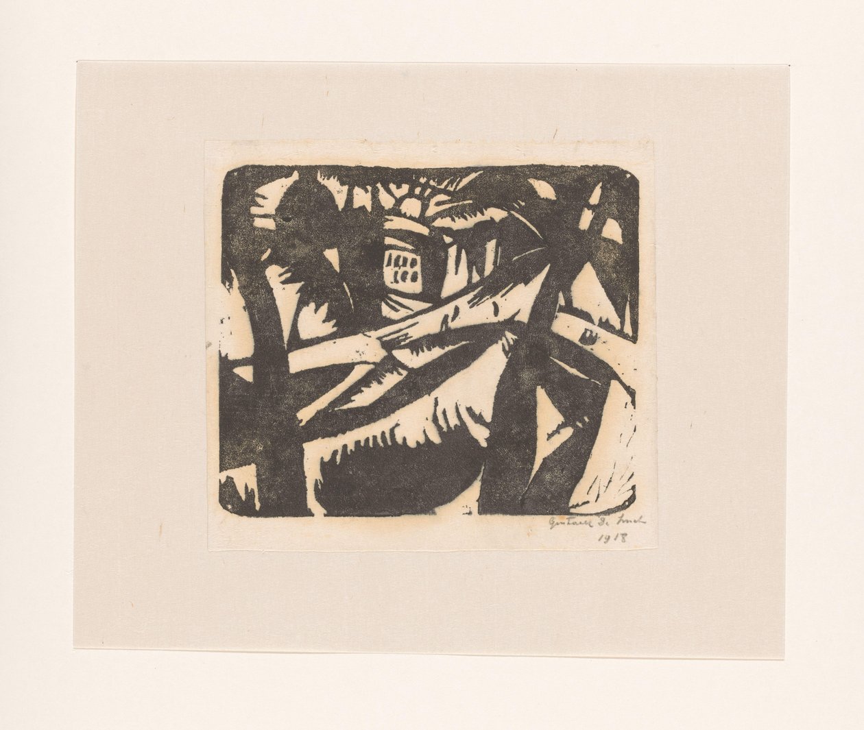 Manzara by Gustave De Smet (signed by artist)