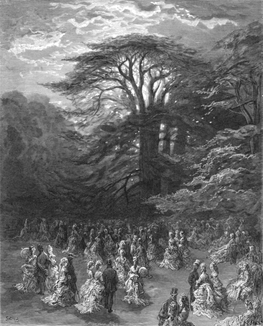 "Bir Chiswick Şenliği", 1872. by Gustave Dore