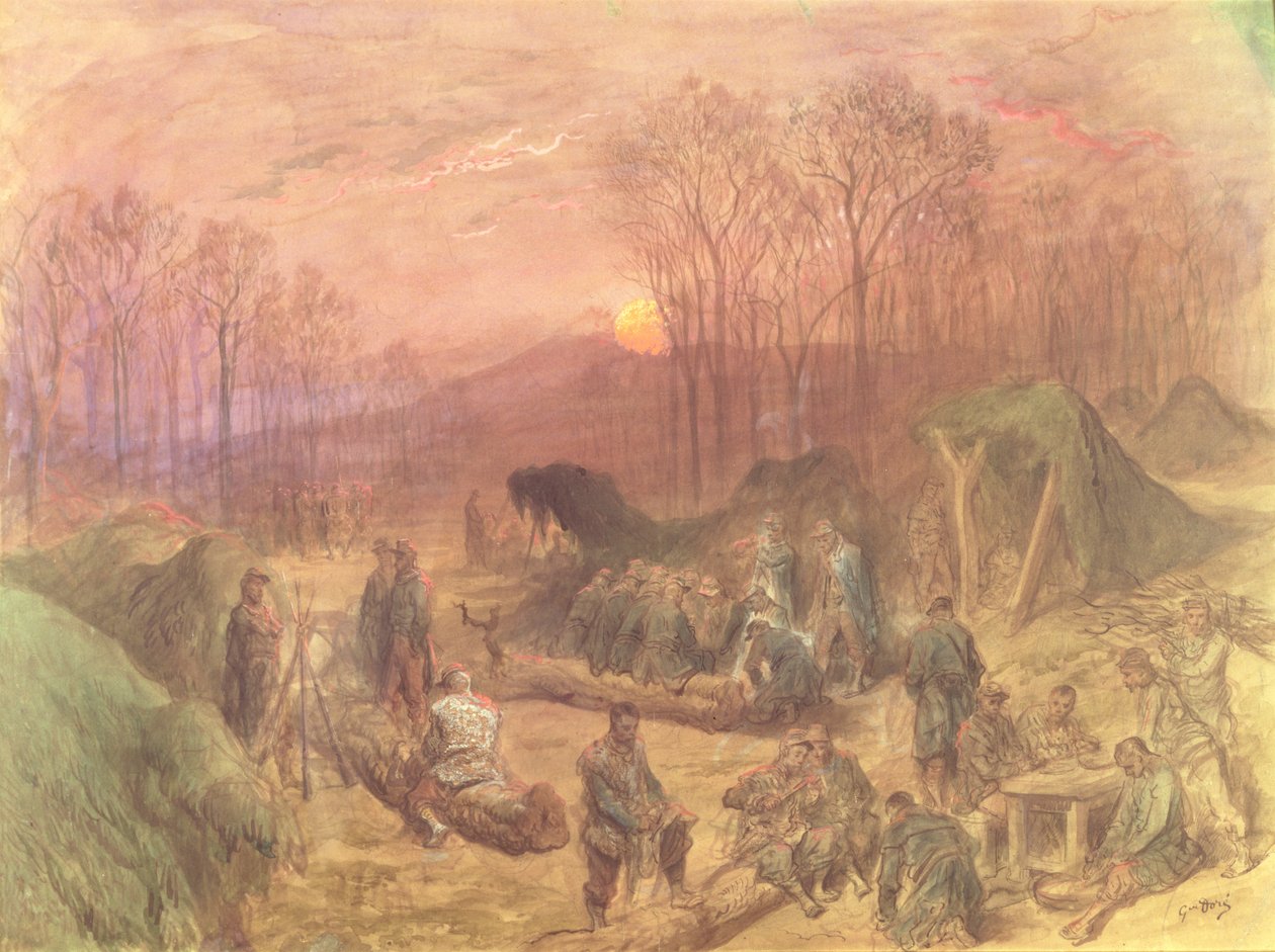 Askeri Kamp by Gustave Dore