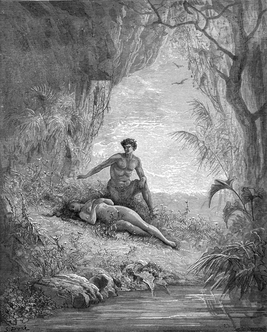 Adem ve Havva - İncil by Gustave Dore