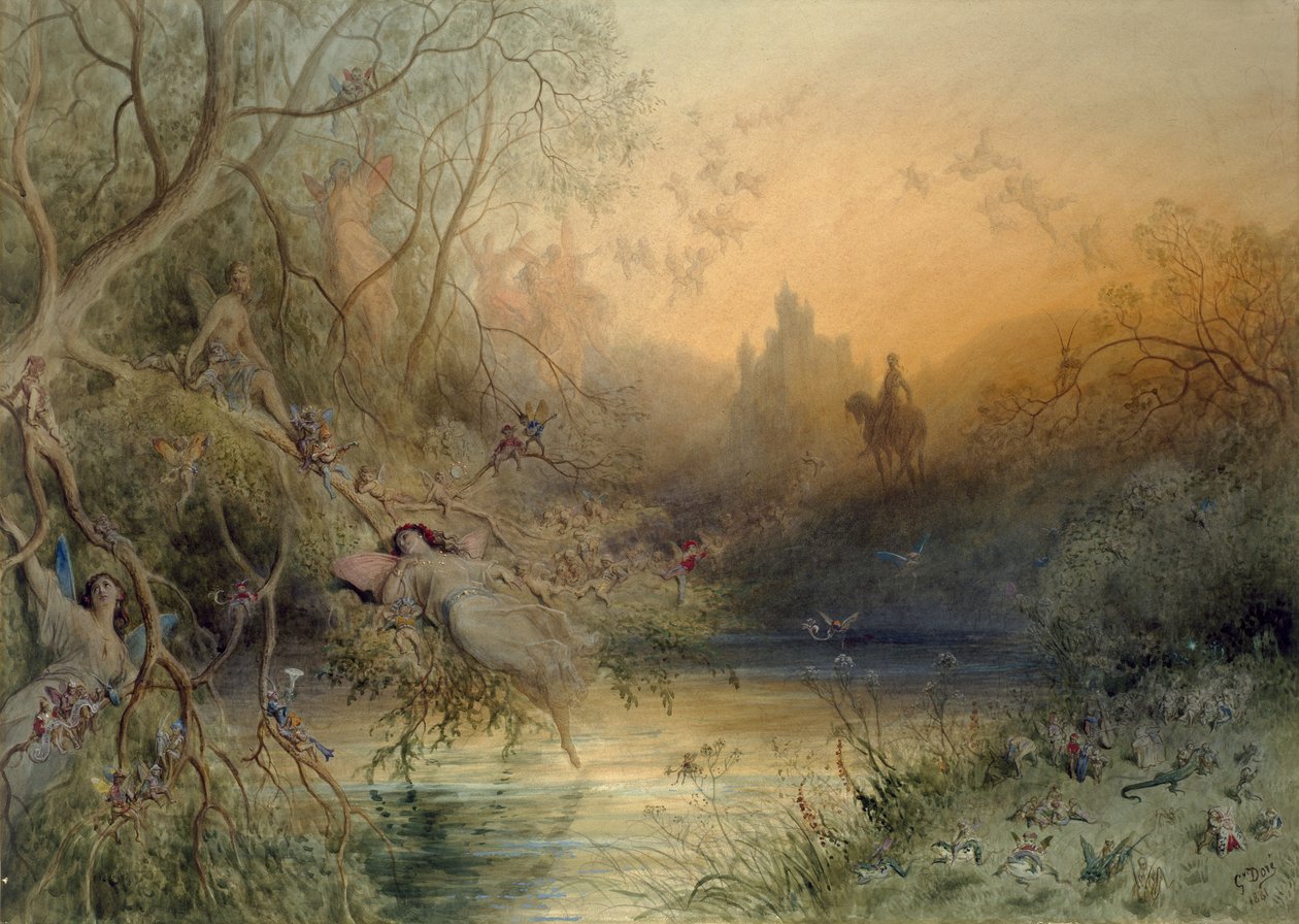 Periler Ülkesi, 1881 by Gustave Dore