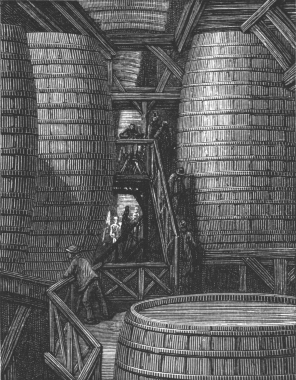 "Bira Fabrikasında", 1872. by Gustave Dore