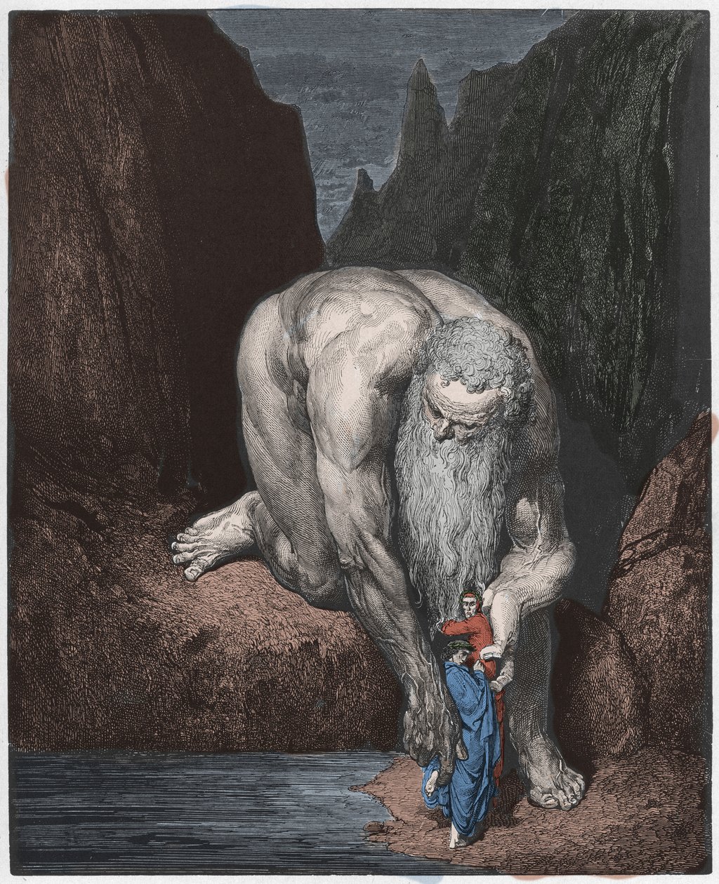 Cehennem, Canto 31: Dev Antaeus by Gustave Dore