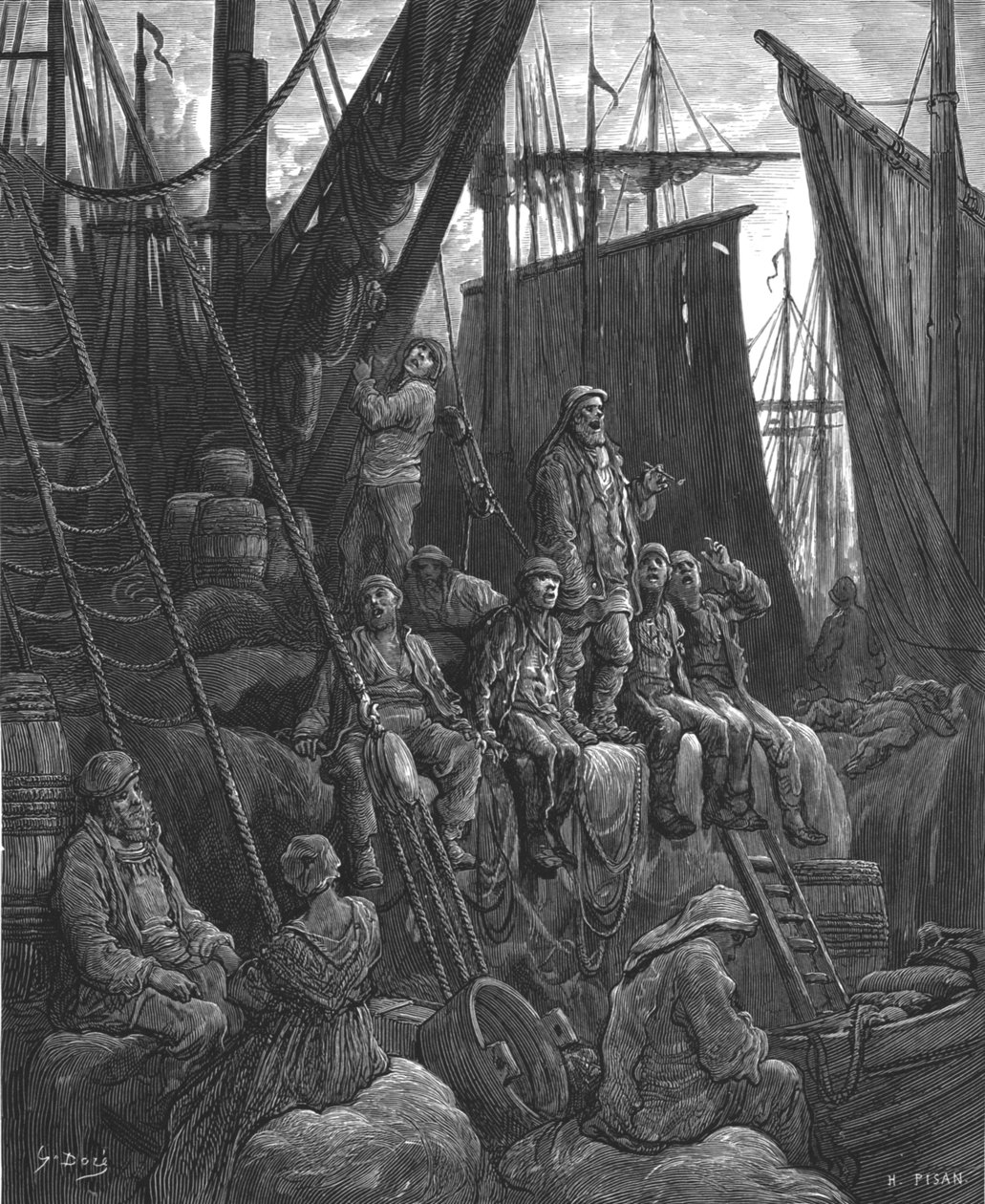 "Billingsgate Dışı", 1872. by Gustave Dore