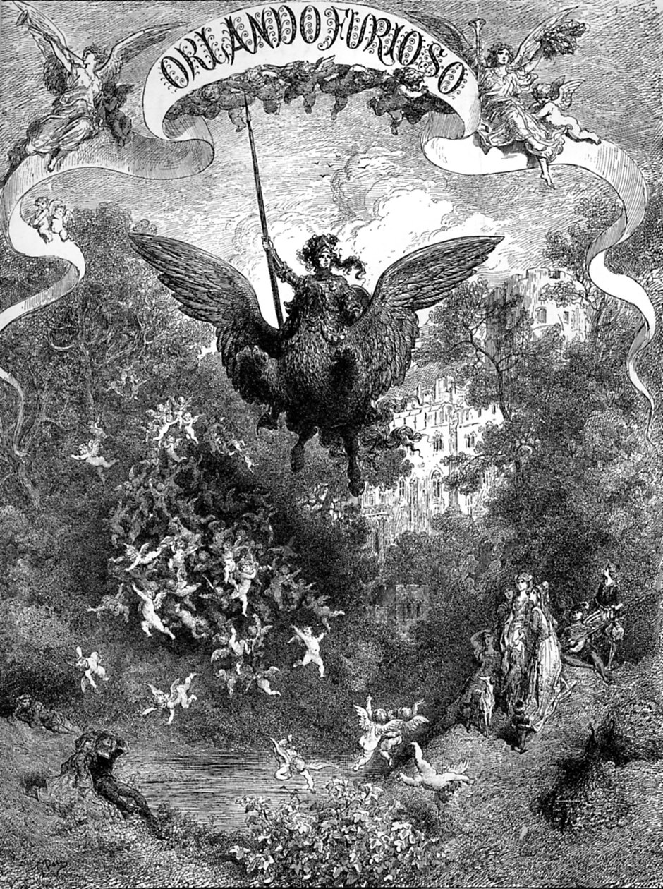 Orlando Furioso, Ludovico Ariosto, kapak by Gustave Dore