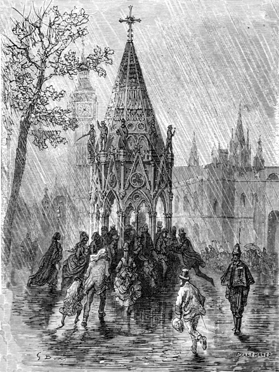 "Çeşme - Geniş Sığınak", 1872. by Gustave Dore