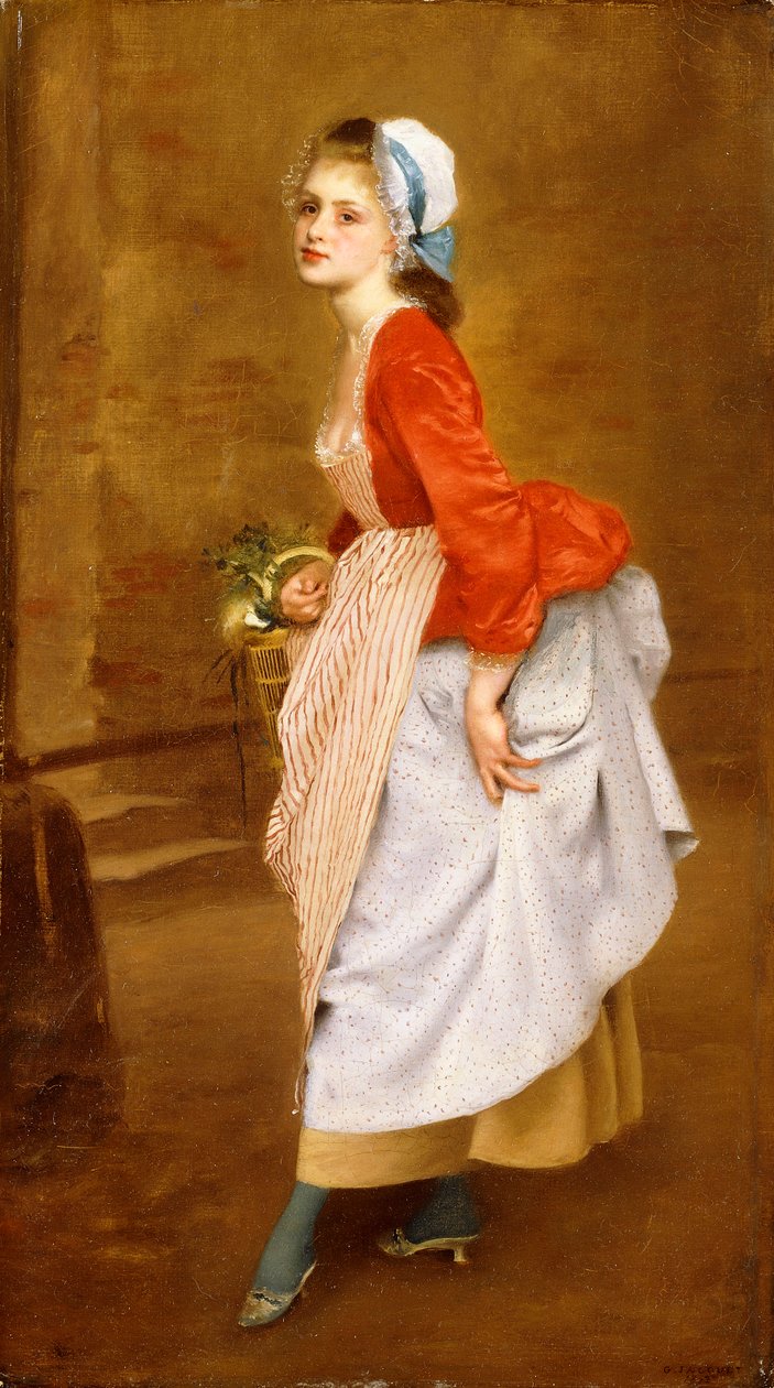 Oda Hizmetçisi, 1872 by Gustave Jacquet