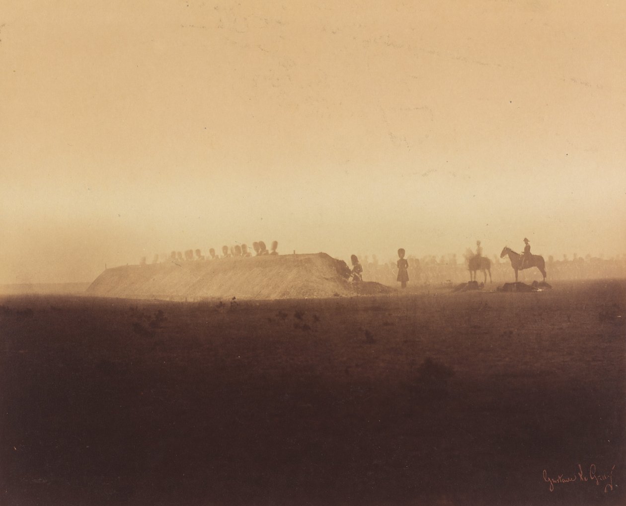 Süvari Manevraları, Camp de Chalons by Gustave Le Gray
