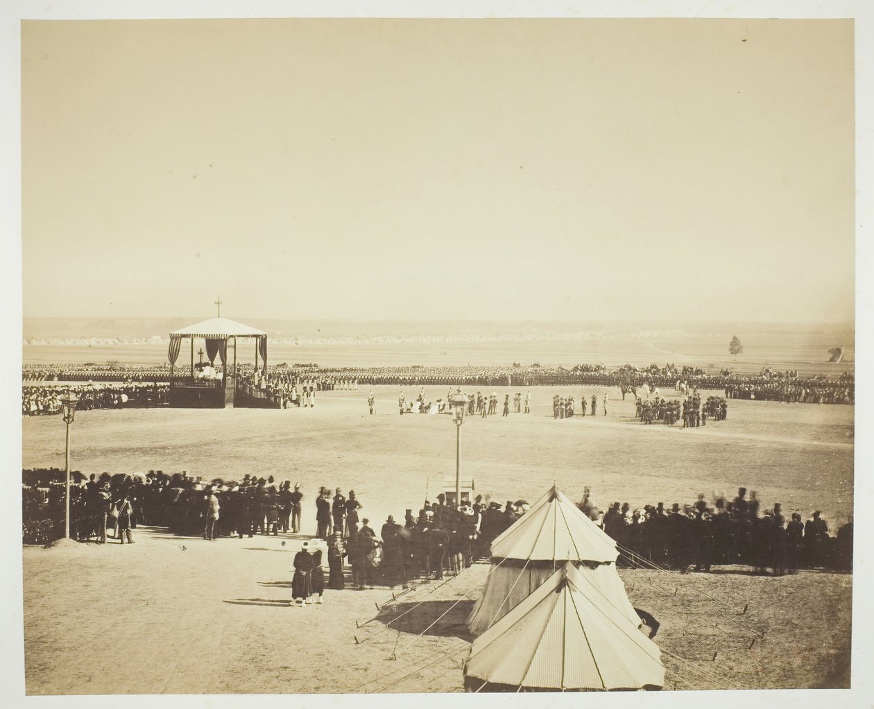 Kitle, Camp de Châlons, 1857. by Gustave Le Gray