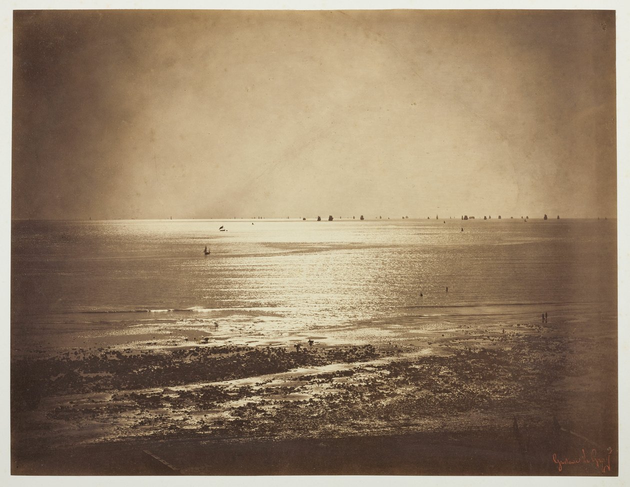 Deniz manzarası, Normandiya by Gustave Le Gray