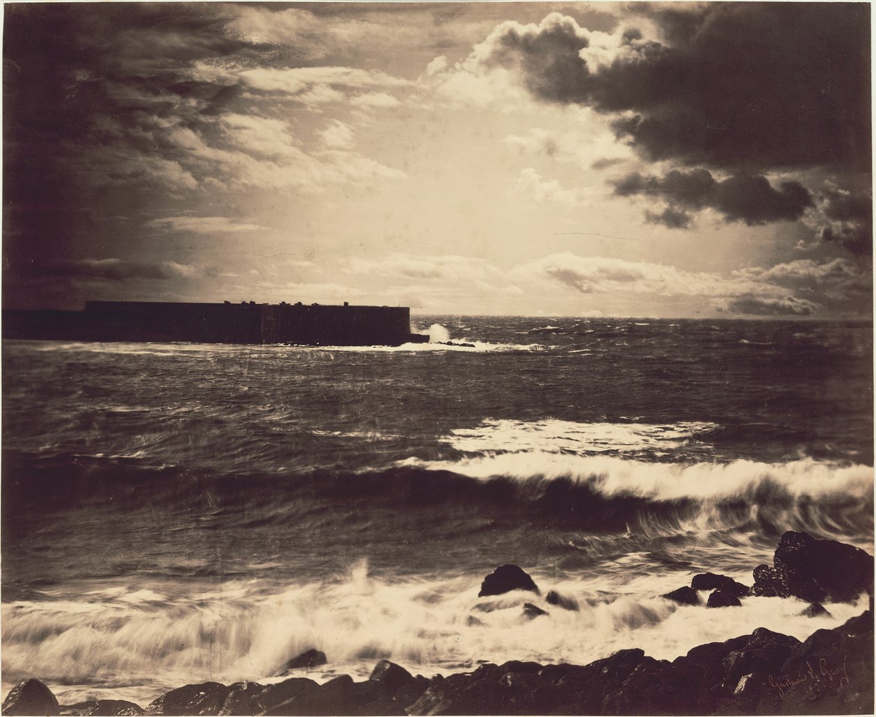 Büyük Dalga, Sete, 1857. by Gustave Le Gray